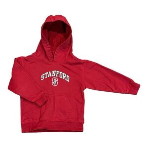 Stanford University dark red hooded sweatshirt